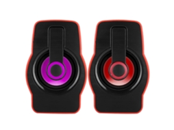 Coluna LAXISCREED Usb Led Vermelho