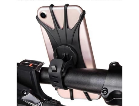 Suporte De Celular Preto Para Motocicleta, Bicicleta E Bike, Com Rotação De 360 ??graus.