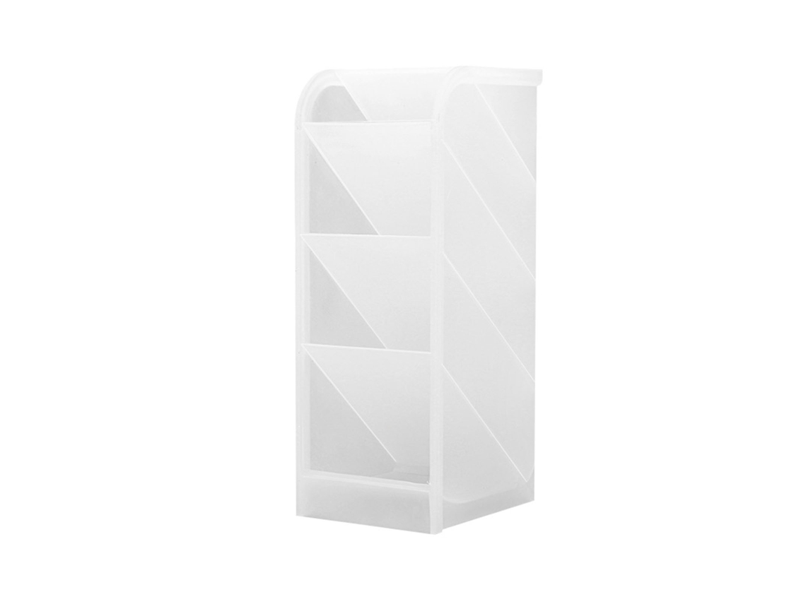 Porta lápis transparente com 4 camadas S/MARCA