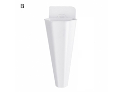 Vaso De Parede Para Plantas Hidropônico Plástico Sem Furaco Ambiental Para Jardim Hanging Flowerpot Bosaid B Transparente