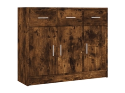 Sideboard, Sideboards Vidaxl Marrom Madeira Processada (n/a)