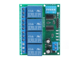Módulo de Rele 4 Canais Placa de Controle Dc 5v