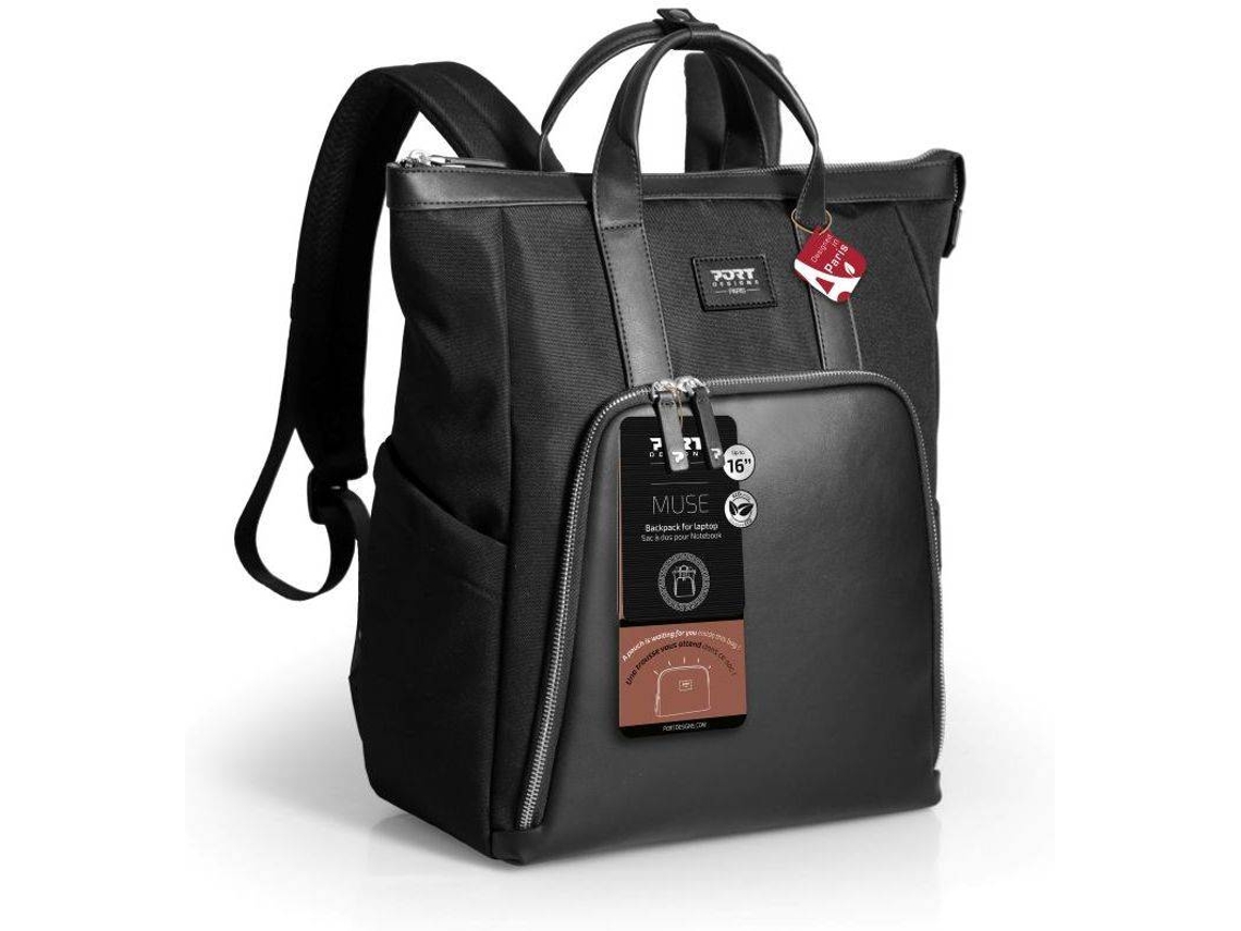 Mochila PORTLAND Tote Muse ECO (16'' - Preto)