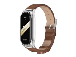 Pulseira De Couro Pu De Microfibra Mijobs Cs Para Xiaomi Mi Band 8