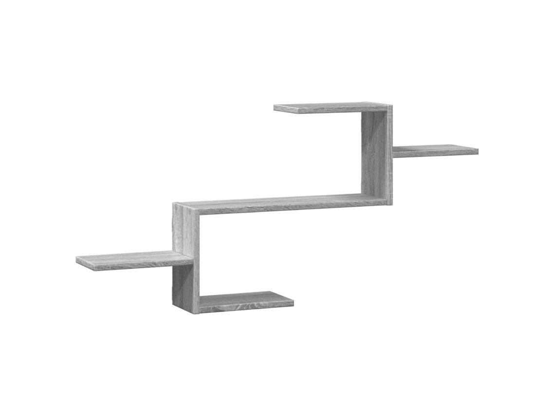 Wall Shelf, Wall Shelves Vidaxl Cinzeto Madeira Processada (n/a)