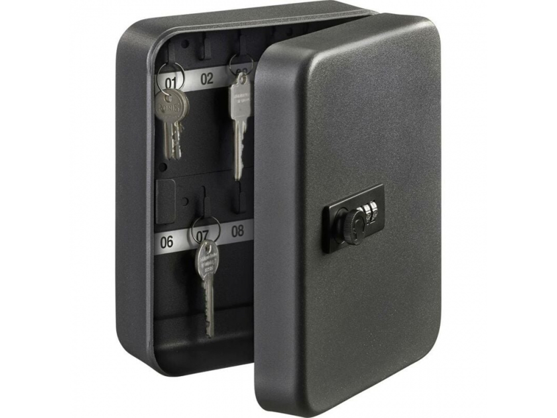 Caixa De Chaves Burg Wächter Kc 20 C 35900 Número De Ganchos 20 Preto Fosco-aquaforge
