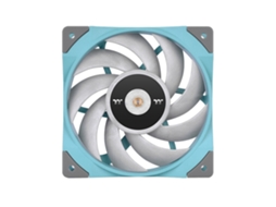 TT THERMALTAKE Toughfan 12 Turquesa Ventilador de radiador de alta pressão estática Ventilador universal 12 cm azul 1 peça