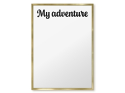 Magnetic Board My Adventure For The Living Room Espelharte (50x70 Cm)