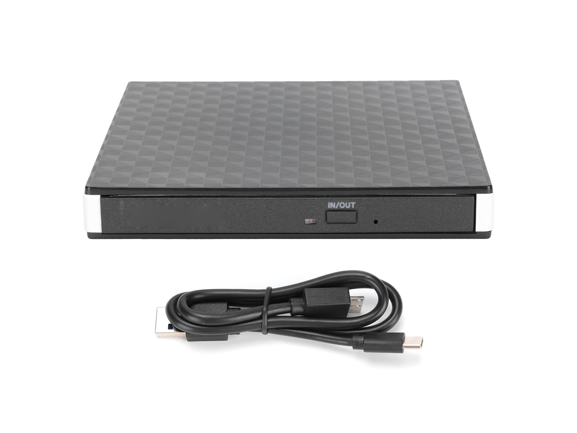 Unidade De Dvd Externa Usb 3.0 Com Interface Dupla Typec, Reprodutor De Dvd/cd Para Laptop Com Windows, Linux E Os X