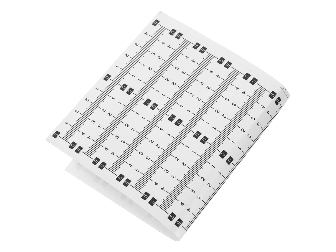 Frcolor 20-adesivos Para Régua Medidora, Plástico Pvc, 20-unidades, Impermeáveis, Com Fixação Centralizada, Para Réguas