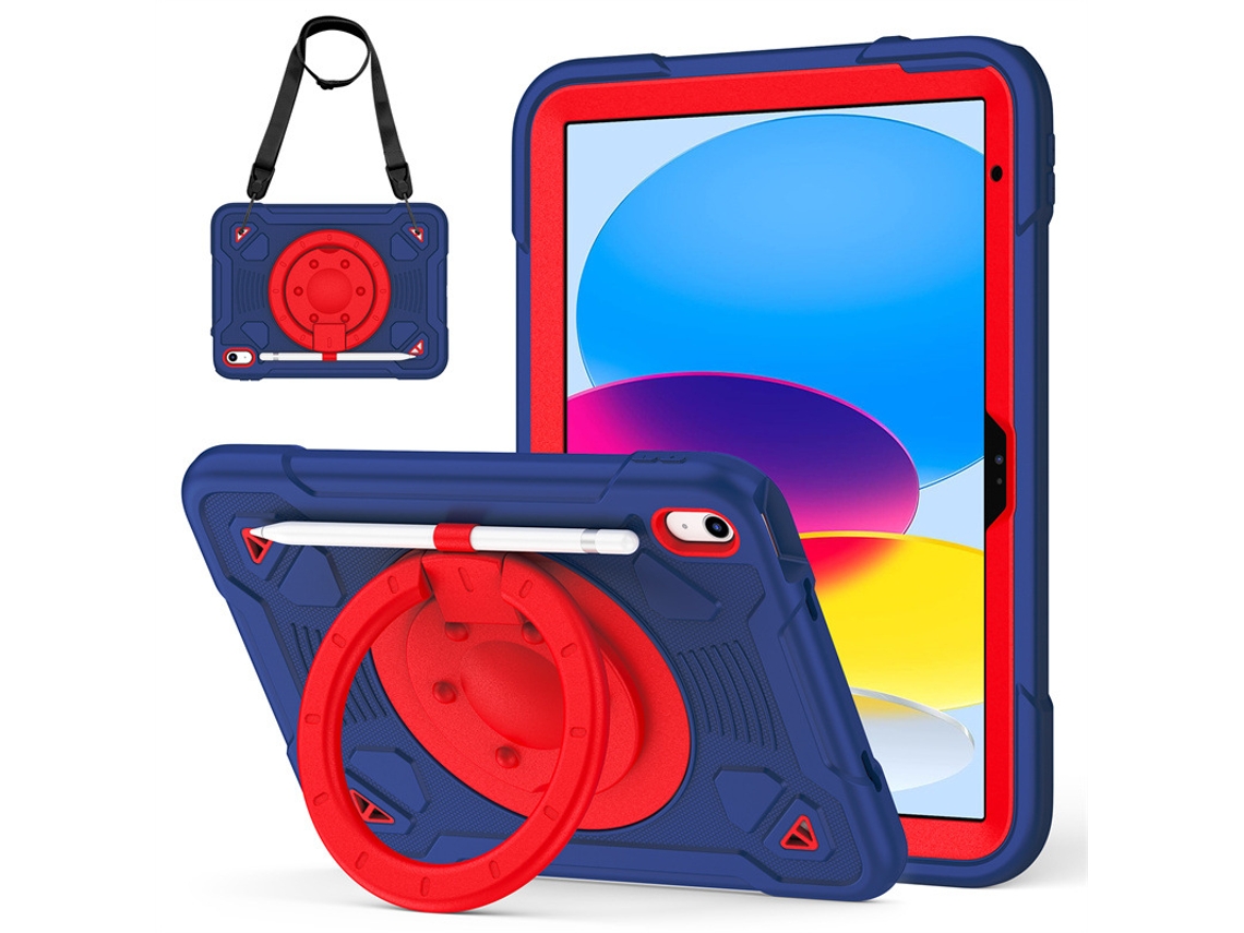 Lurelia Capa Para Ipad 10 E 11 De 2025, Silicone, Azul, Proteção Contra Quedas