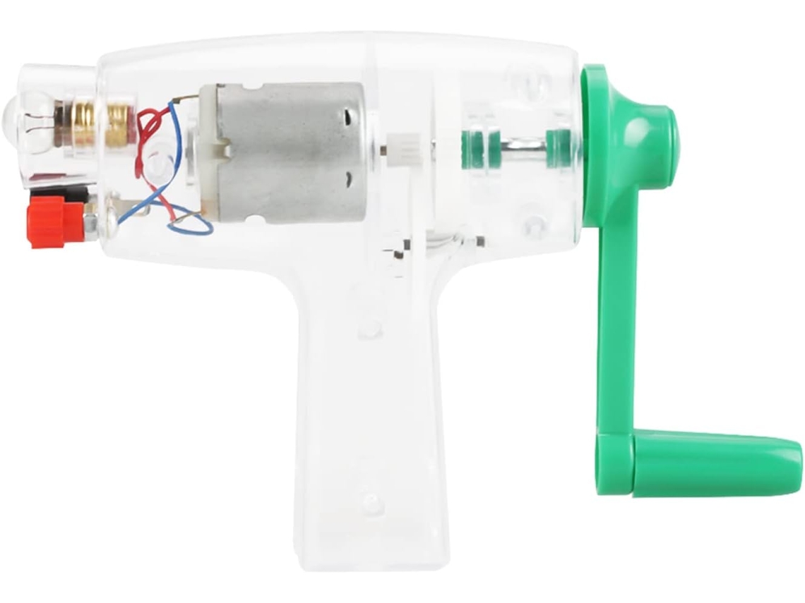 Incrível Gerador Mecânico De Dínamo Com Manivela Para Demonstrações Educacionais Em Aulas Física.