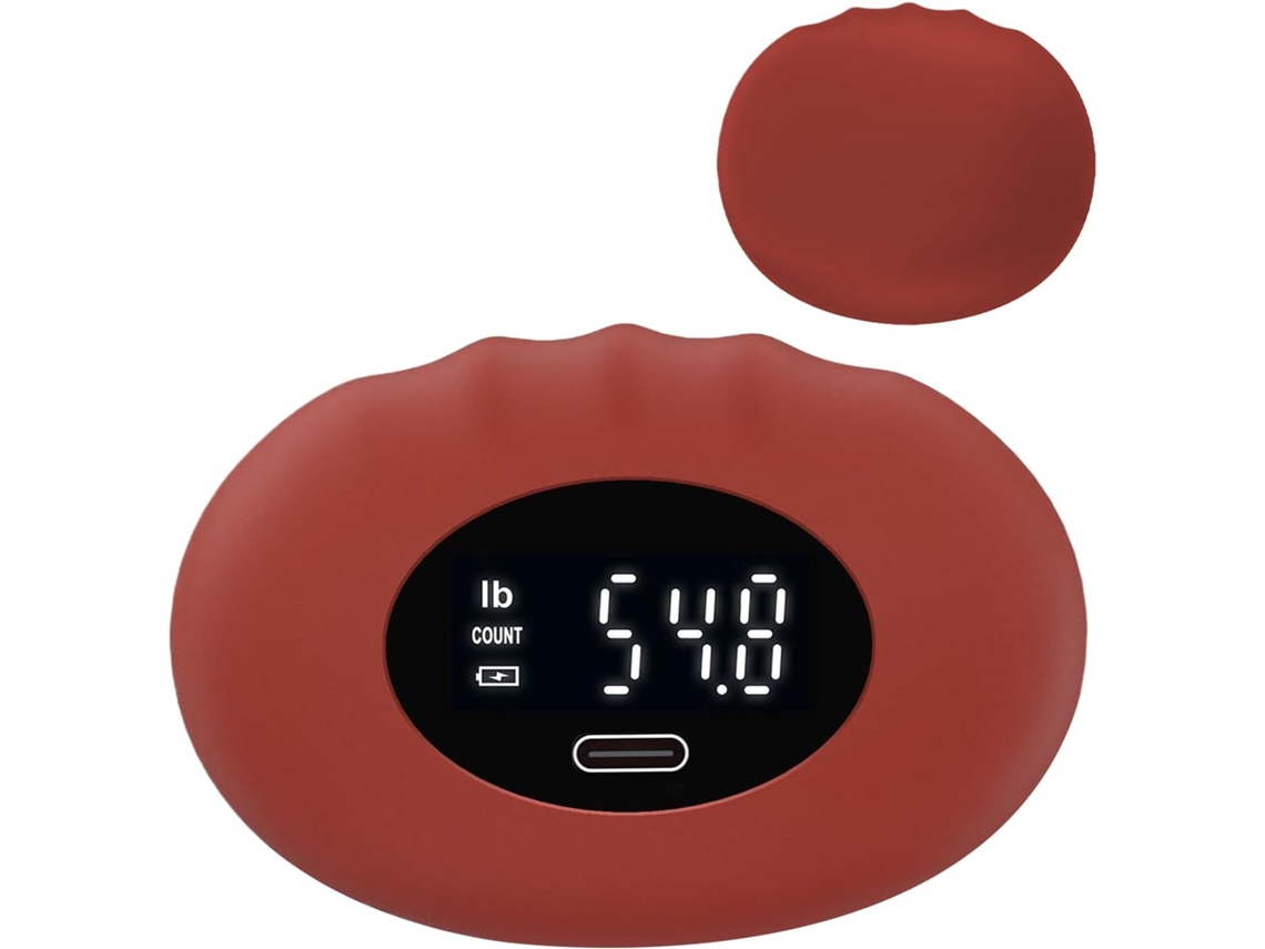 Aparelho De Medição Força Preensão – Ferramenta Para Medir A 172kg 380lb Com Visor Led, Medição Precisa Da Força De