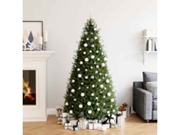Vidaxl 111 Pcs Conjunto De Enfeites De Natal Poliestireno Branco/cinza