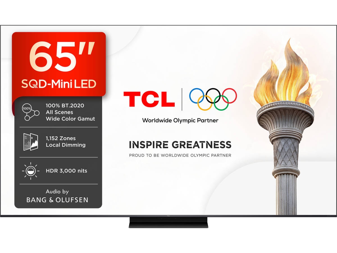 TV TCL 65C7L (SQD-MINILED - 65'' - 165 cm - 4K Ultra HD - Smart TV)