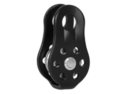 Polia Micro Fixa de Alumínio Preto | S/MARCA