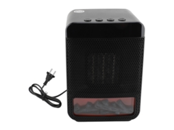 Aquecedor Elétrico Portátil de Mesa 1000w Ptc com Luz de Chama 3d | S/MARCA