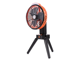 Vents Camping 2 em 1 com Luz Led Recarregável