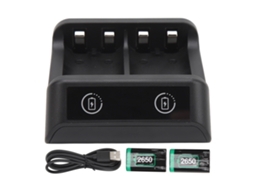 Ats batserias Recarregáveis para Controlador Xbox Series X/s 2650mah Carga Rápida com Indicador Led