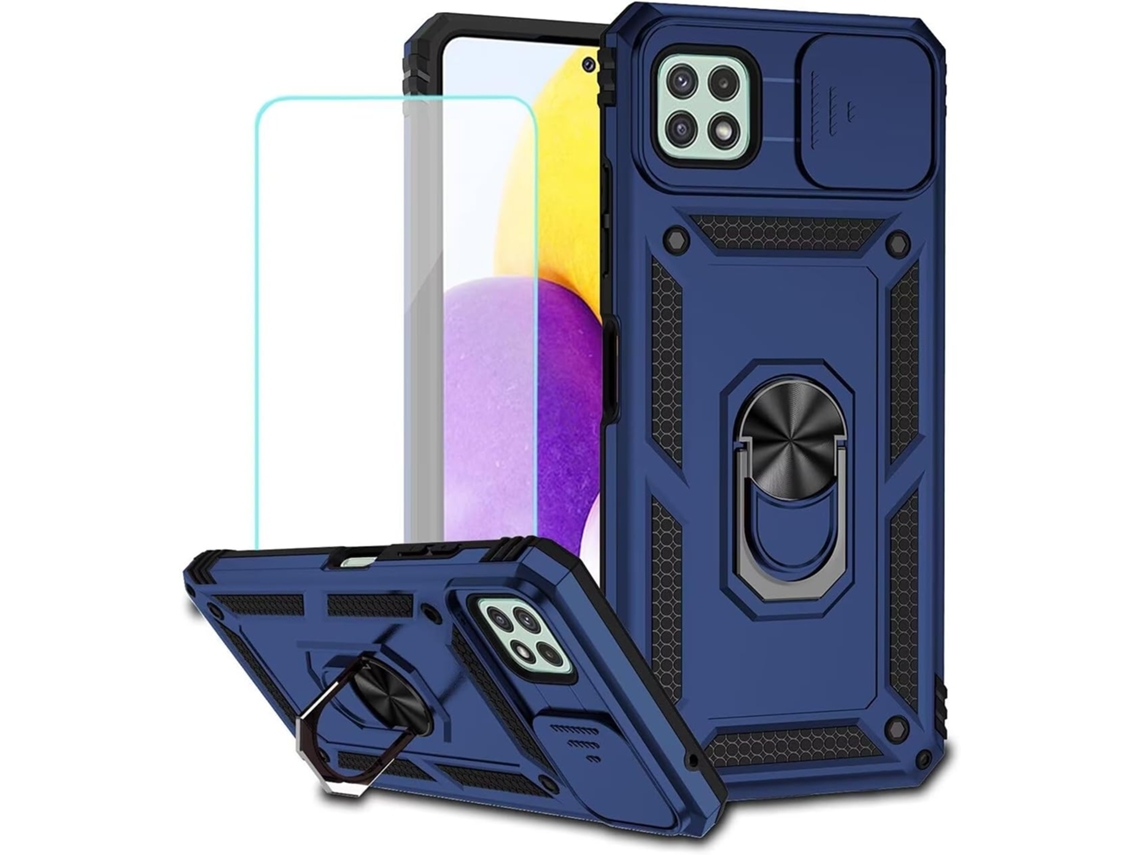 Capa Sm Proteção Para Samsung Galaxy A22 5g Hongwe. Magnética Verde