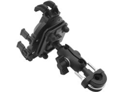 Suporte Para Celular Com Rotação De 360 Graus, Preto E Liga De Alumínio.