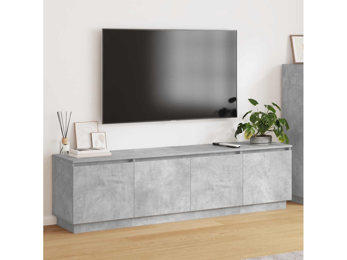 Vidaxl Gabinete Para Tv 180 X 38 X 49 Cm Cinzento Derivados De Madeira