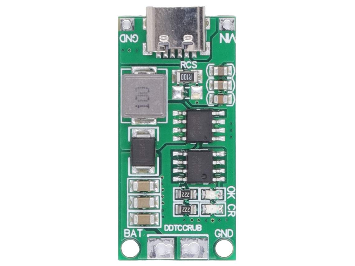 Laxiscreed Carregador De Baterias Lithium 4s Com Entrada Type C E Função Boost 3-6v