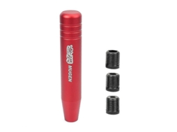 Pomo De Marcha Universal De Alumínio Estilo Jdm Mugen 9cm 13cm 18cm Para Transmissão Manual 18cm Glaseado Rojo