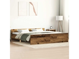 Vidaxl Estrutura De Cama Sem Colchão 180x200cm Derivados De Madeira