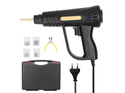 Kit de ferramentas para reparo de rachaduras e furos com máquina de solda plástica portátil de 70 W e pregos quentes.