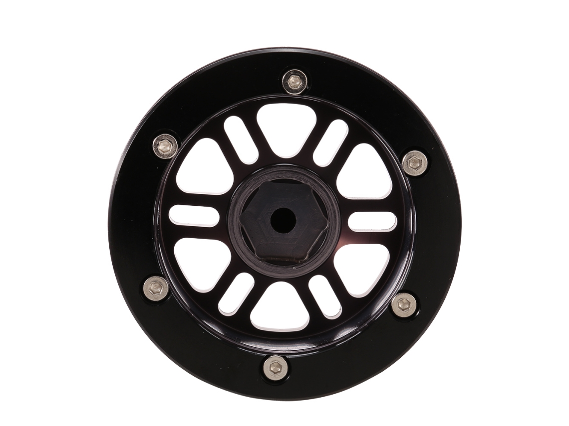 Conjunto de 4 rodas metálicas Beadlock de 1,9 polegadas para RC Crawler 4x4 1/10 Traxxas HSP Redcat Tamiya Axial SCX10 D90 HPI