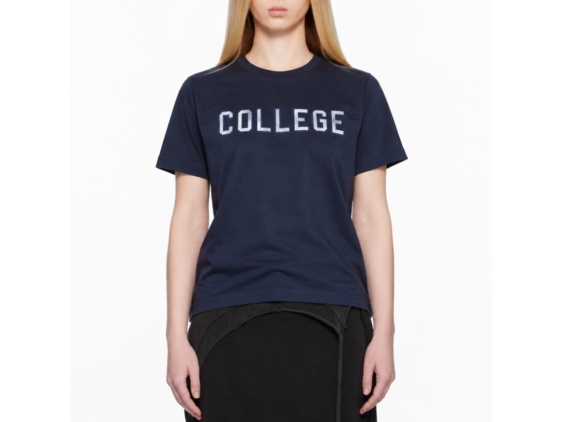 Rockinstone Animal House Movie Distress College Navy Adult T-shirt Size:l