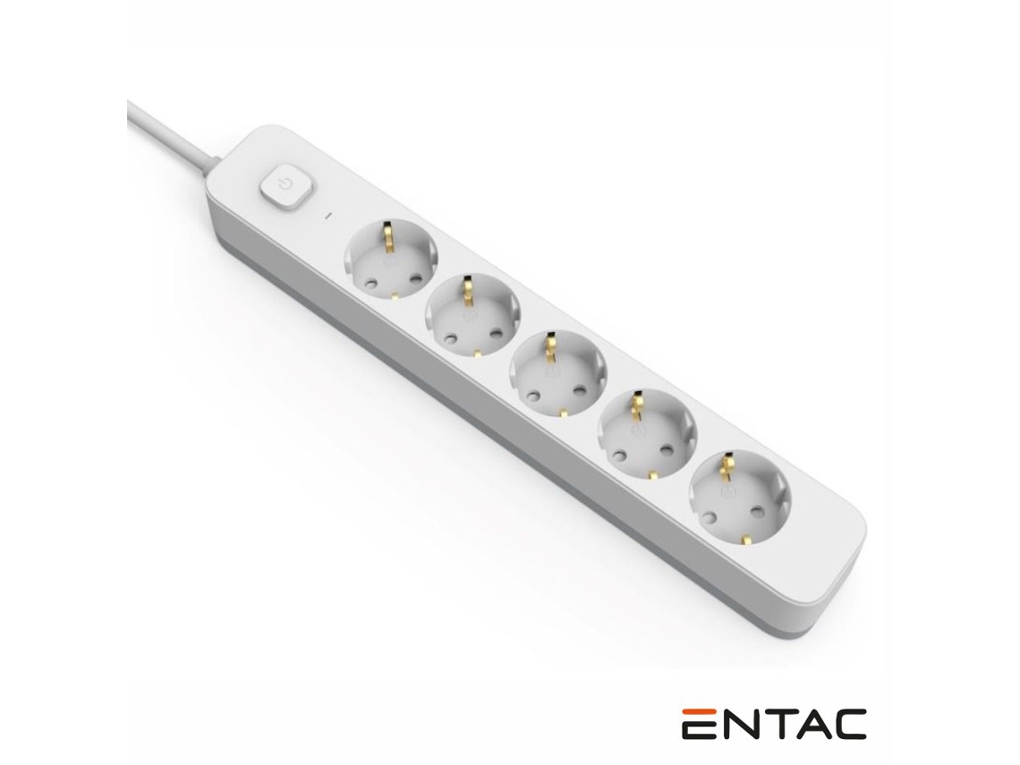 Extensão Elétrica 5x Schuko C/ Interruptor 1.5m ENTAC