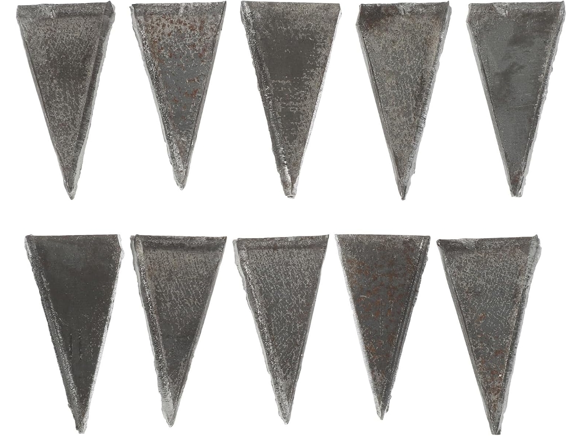 20 Cunhas De Fixação Triangulares De Aço Carbono Peças Cunha Compacta Para