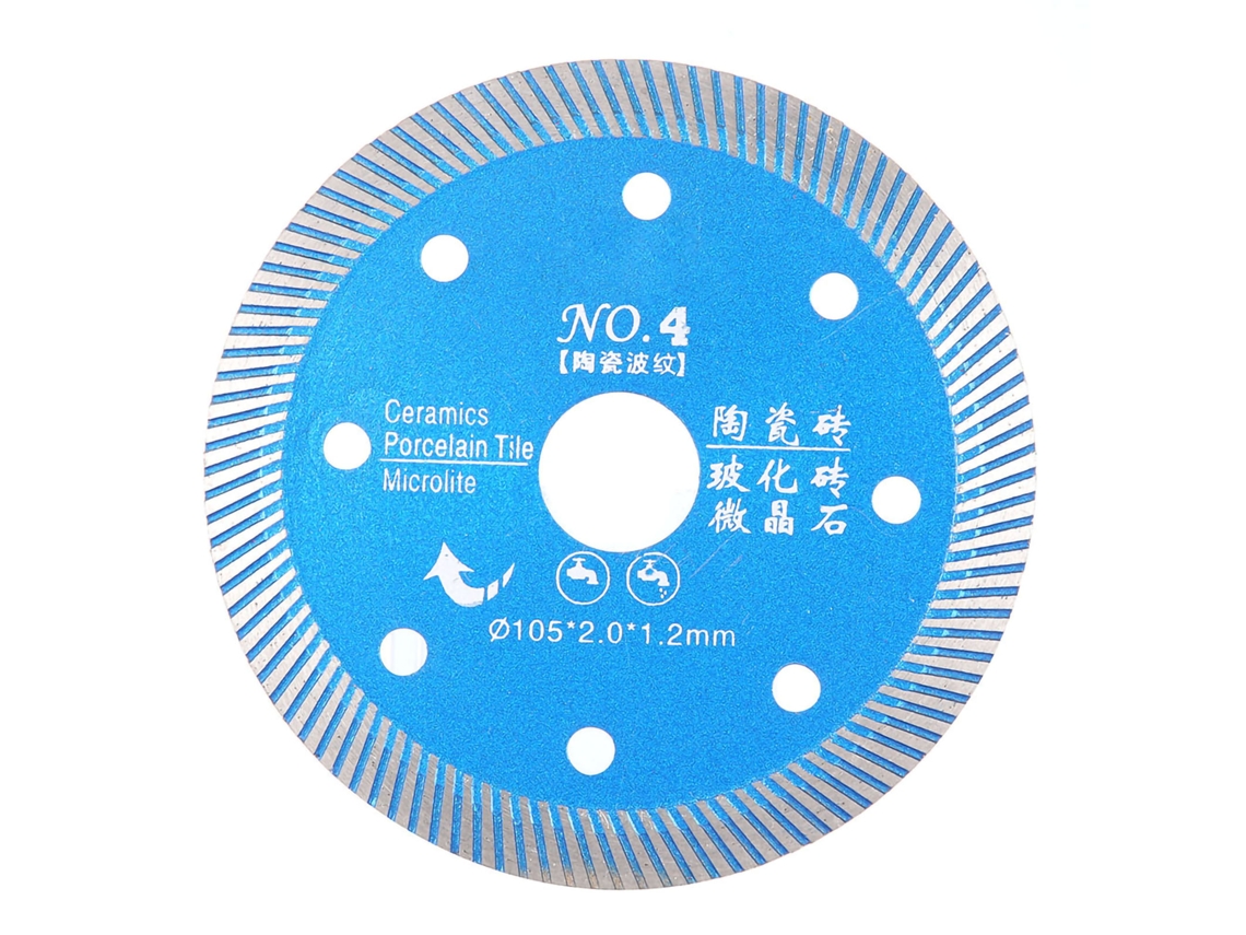 Hoja De Sierra Diamante Turbo Para Cortar Concreto Granito Mármol Baldosa Piedra (azul)