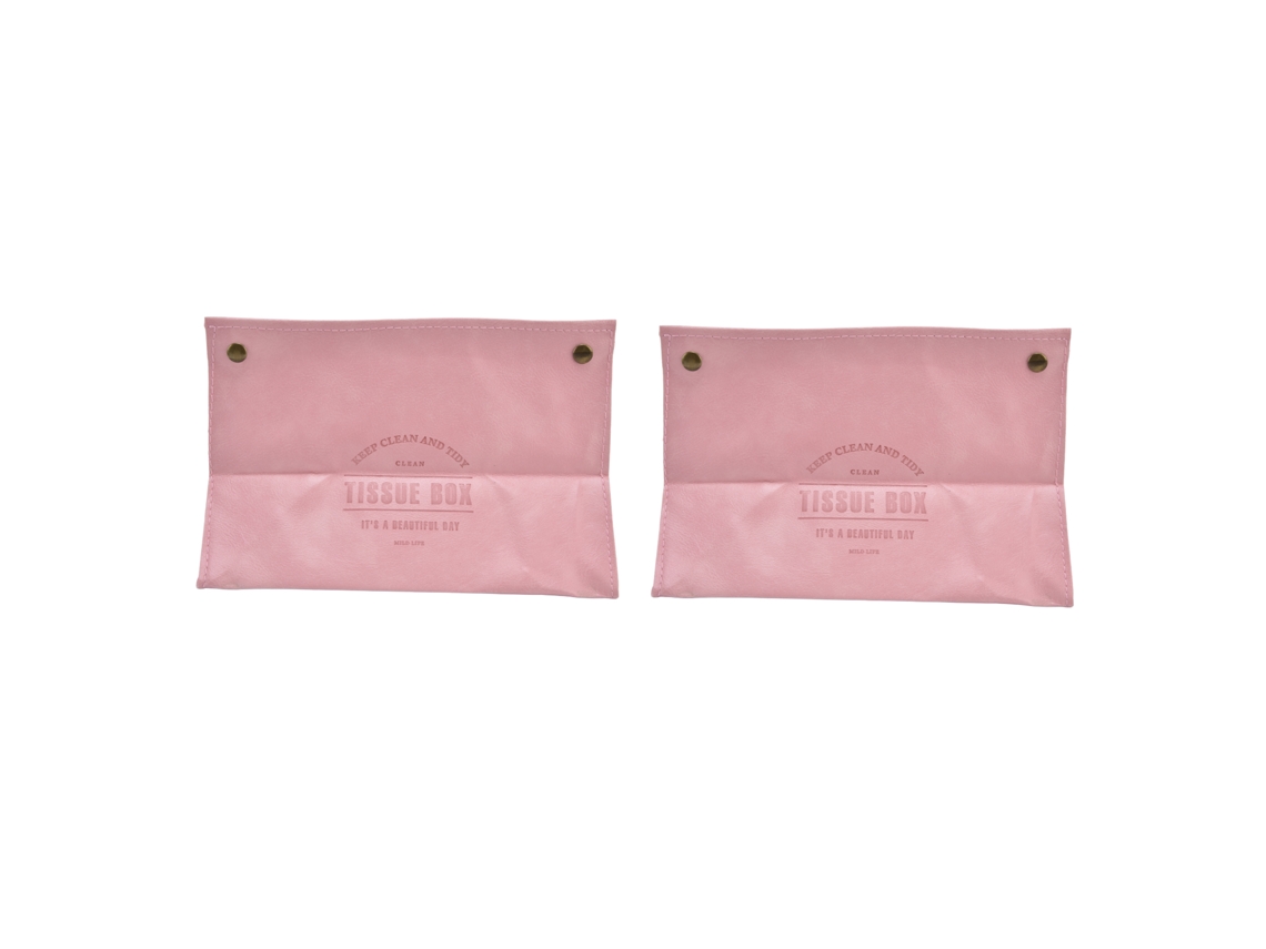 2 Pacotes Capa para Porta de Papel Higiênico de Couro Artificial | S/MARCA