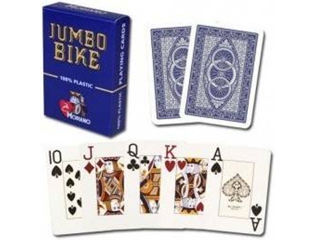 Baralho de Cartas  Bike Trophy (Azul - Inglês)