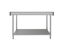 Conjunto de Mesa de Trabalho Apoio Cozinha Plano 1800Mm & Prateleira Extra 1800Mm Prateleira para Preparação Culinária Armazenamento