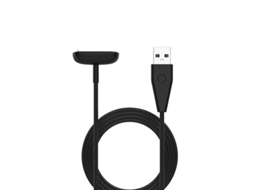 Cabo de Carregamento Usb Magnético para Smartwatch Fitbit Lux com Botão de Reinicialização, Comprimento: 1 M