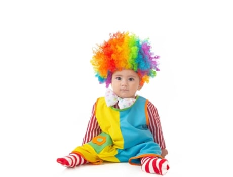Fantasia de palhaço de circo para bebê