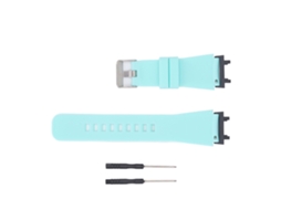 Cinto De Relógio Silicone Elástico Ajustável Amazfit Active Edge Verde Menta