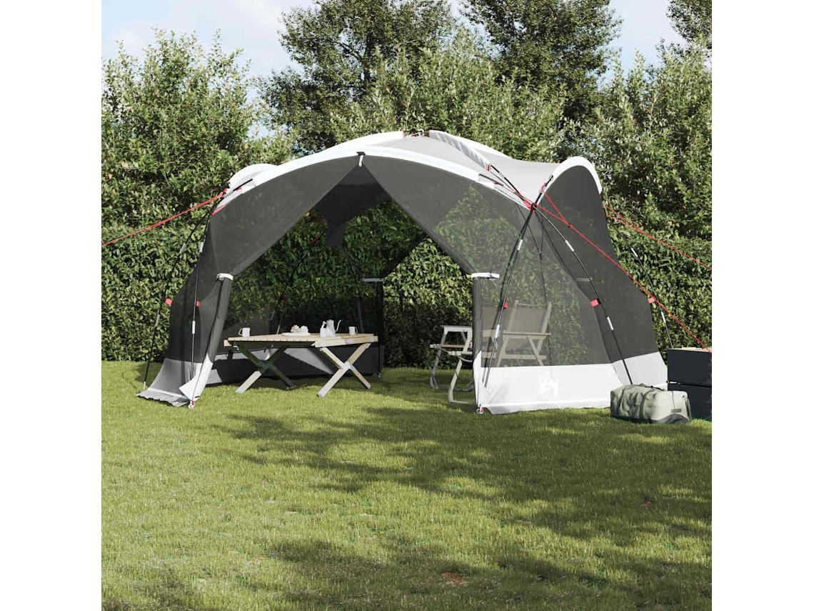 Vidaxl Tenda Mosquiteira Com Telhado Cinzento 434 X 434 X 230 Cm