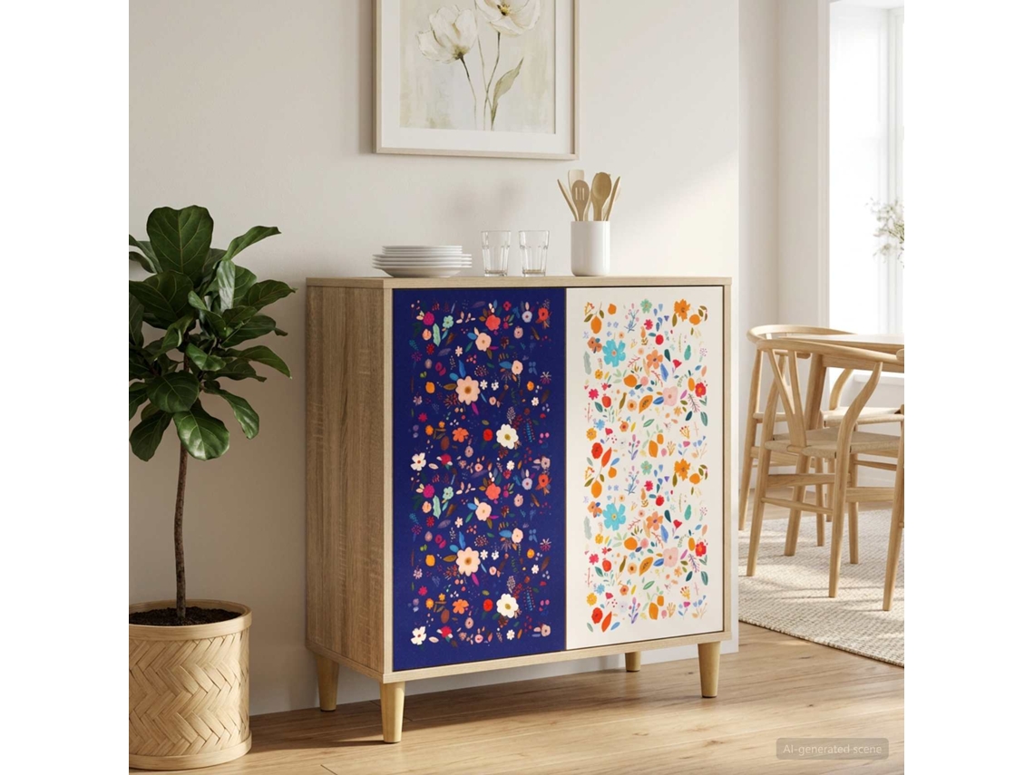 Vidaxl Buffet Mainz Sonoma 69 X 33 X 75 Cm Derivados De Madeira