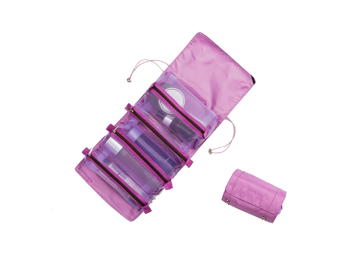 Mochila De Maquiagem Portátil Mulheres Detachável Grande Capacidade