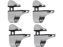 Suporte Para Prateleira De Vidro, 4 Peças, Para Parede