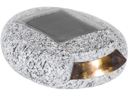 Luz Solar De Jardim Led Formato Pedra Imitação Para Decoração De Relvado