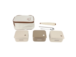 Conjunto 3 Lunch Box LAXISCREED 600ml Inox Micro ondas