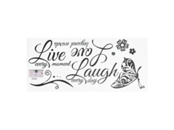 Baok - Adesivo de parede original em PVC autoadesivo para decoração de casa e sala de estar.