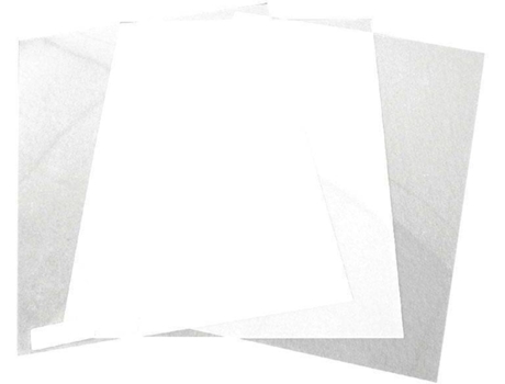 Polipropileno de 0,5 mm, 45 x 62 cm, Transparente