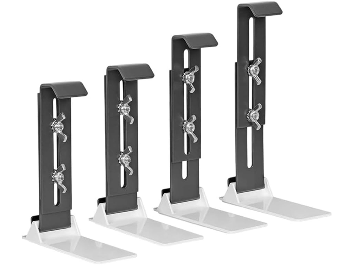 Conjunto De 4 Suportes Ajustáveis Em Aço - Modelo Resistente